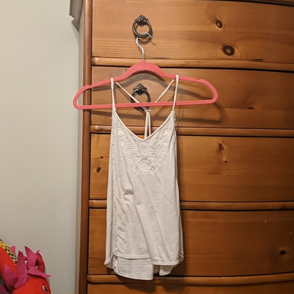 White tank top